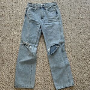 Pistola Light Blue Distressed Boyfriend Jeans